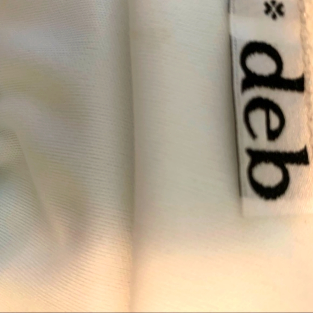 Deb White One Sleeve Dress with Jewels - Picture 7 of 8